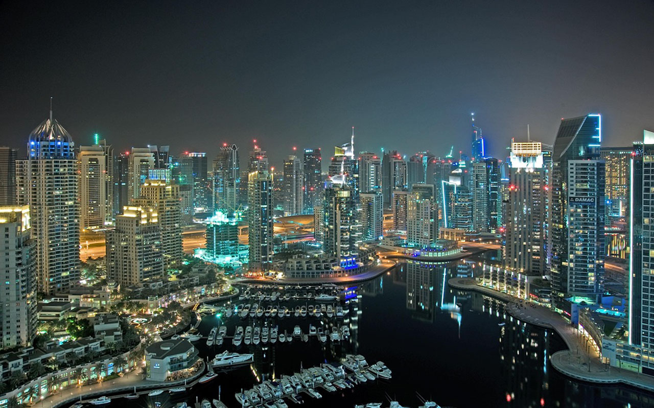 Skyline view Dubai